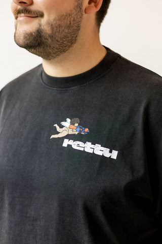 Get Wet Black Tee